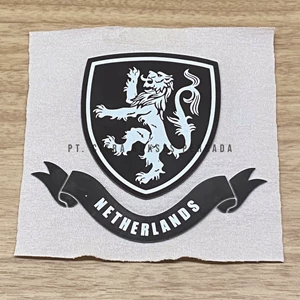 [Jasa Cetak Label] Silicone Transfer Timbul Logo Tim Bola International Netherlands