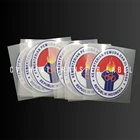 Cetak Stiker Heat Transfer label Kementrian Pemuda dan Olahraga Logo 1